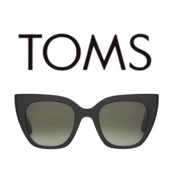Toms Accessories - TOMS‎ Dark Gray Cat-Eye Sunglasses NWT OS UV Protection
